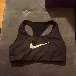 Nike Women's Black and White Sports Bra